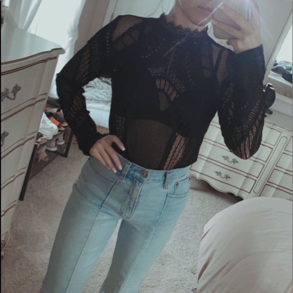 Mock Neck Bodysuit - Picture 8 of 11